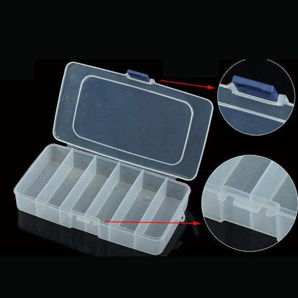 Plastic Storage Organiser Box Case Screws Nails Compartment Tool Bits DIY